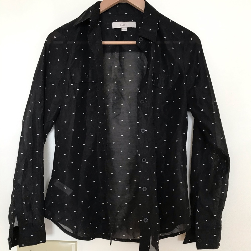Polka dot blouse